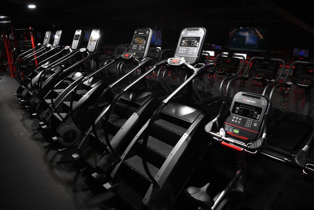 Stairmasters, treadmills, bikes and rowers are all available.