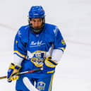 GOOD WEEKEND: Lawrence Dean followed up his mano fht ematch performance at Hull Jets with a goal in the 7-4 loss at Billingham Stars. Picture: Kev Bland/Knights Media.