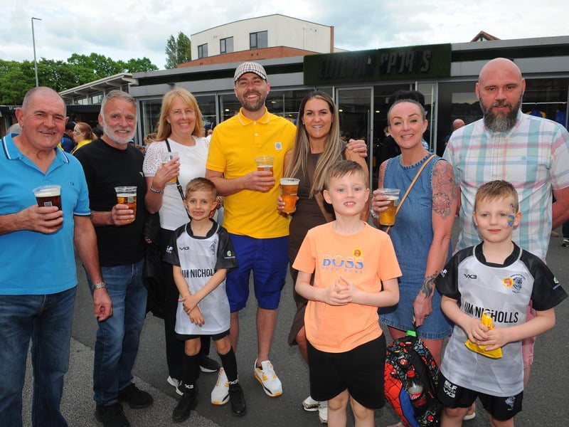 Young players and parents from Dearne Valley Bulldogs.