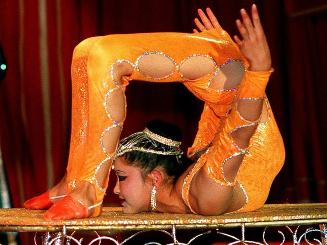 The Mongolian State Circus came to Woodhouse Moor in August 1999.