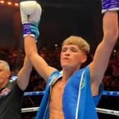 Louis Brow after winning in Dublin. Photo: Mark Brow