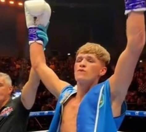 Louis Brow after winning in Dublin. Photo: Mark Brow