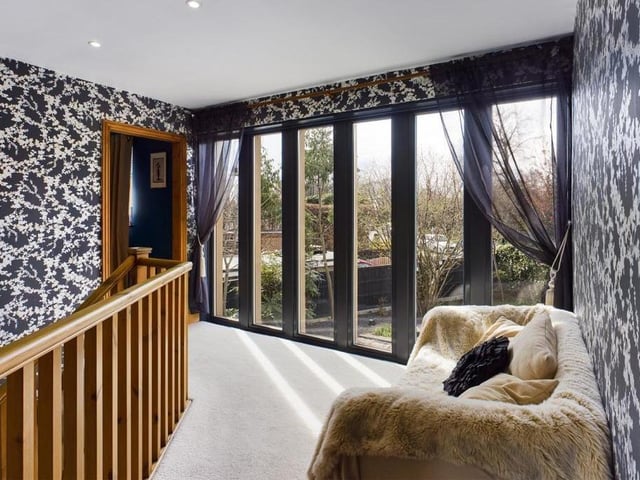 There's a perfect place on the first floor landing to snuggle up with a book, while looking out over the garden.