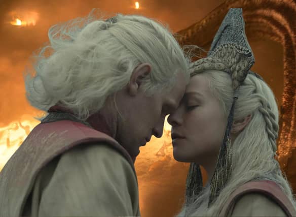 Matt Smith and Emma D'Arcy in House of the Dragon