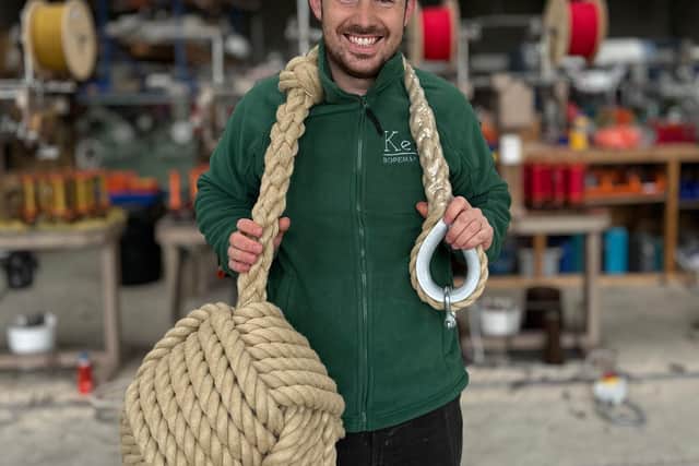Local firms in the SmallBiz100 include North Yorkshire ropemaker Kefi Textiles, run by Andrew Cumpstone alongside his wife Heather, blending traditional ropemaking craftsmanship with modern design.