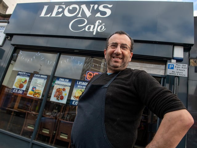 One of the most popular suggestions for the best cooked breakfast was Leon's Cafe, in Town Street, Armley, which is run by owner Leon Awane.
