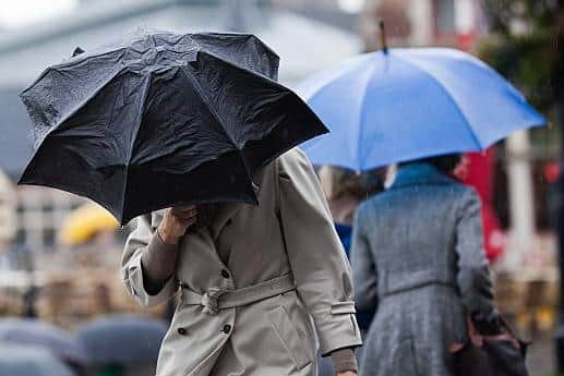 Rain is forecast for Leeds this weekend.
