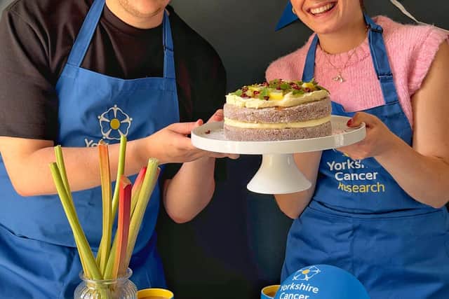 Great British Bake Off stars Rowan and Freya are calling on people to host a Yorkshire Big Brew.