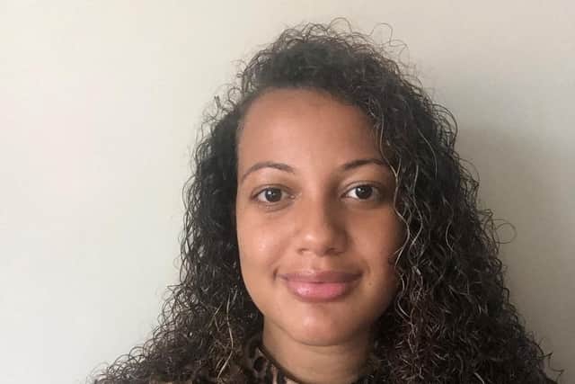 Leeds mum Olivia Thompson who set up Akila Dolls to ensure that her daughter had a doll which represented her. Picture: PA Wire