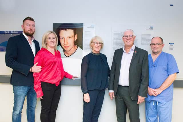 A special plaque honouring Billy has been unveiled.