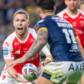 Matt Parcell in action for Hull KR against Leeds Rhinos last season. Picture by Allan McKenzie/SWpix.com.