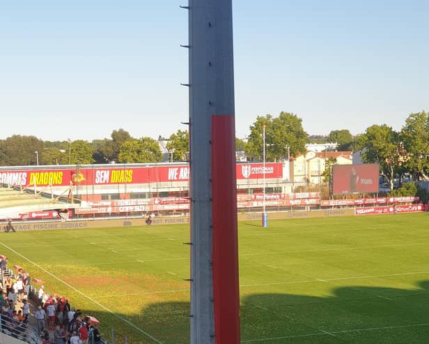 Leeds Rhinos fans Iain Sharp's view at last Saturday's game. Picture by Iain Sharp.
