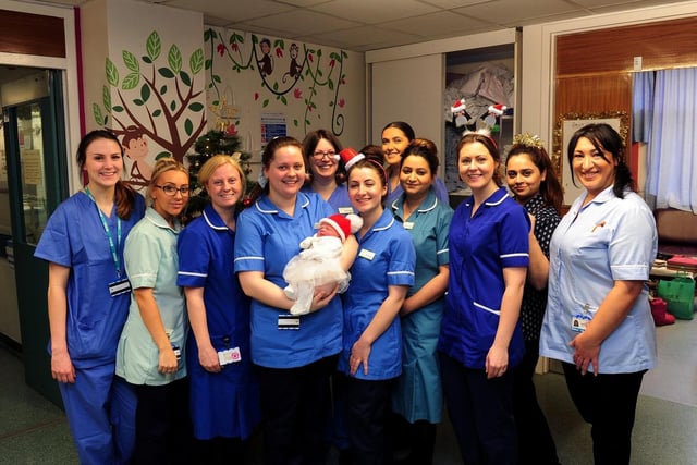 Enjoy these photo memories of babies born on Christmas Day in Leeds.