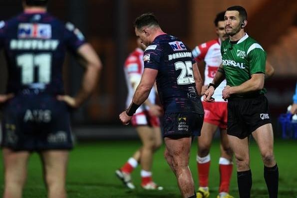 Picked up a two-match suspension after being sin-binned in the defeat at Hull KR two weeks ago, so will be available for next Friday's visit of St Helens.