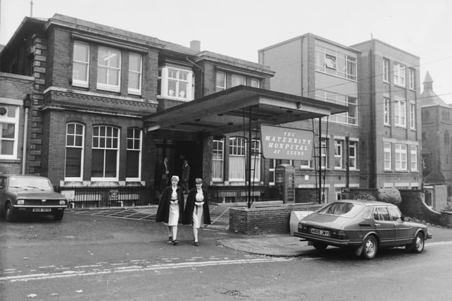 Leeds Maternity Hospital on Hyde Terrace pictured in November 1983. It closed that year and the building was demolished in 2001.