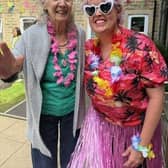 Guiseley Manor resisdent Christine Horsley with deputy manager Kiley Brown