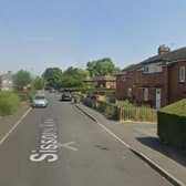 Officers on patrol in Sissons View, Middleton, reported a suspect abandoning a motorbike following a collision with a wall this morning (Tuesday). Photo: Google