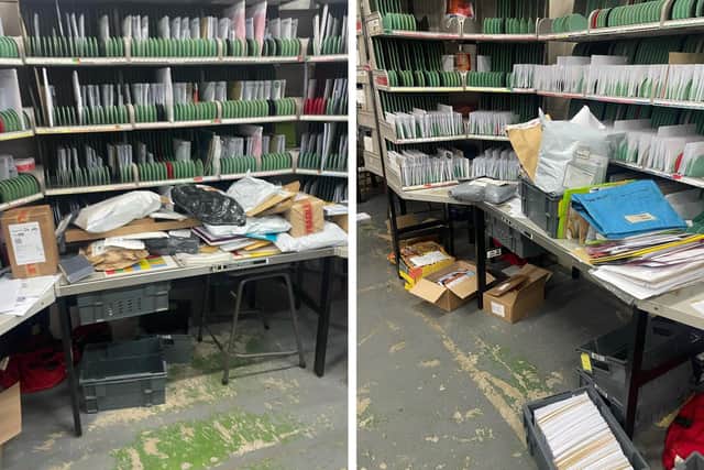 The member of staff at the Royal Mail said that they were being told to focus on delivering tracked parcels and that other items were being 'left to rot'.