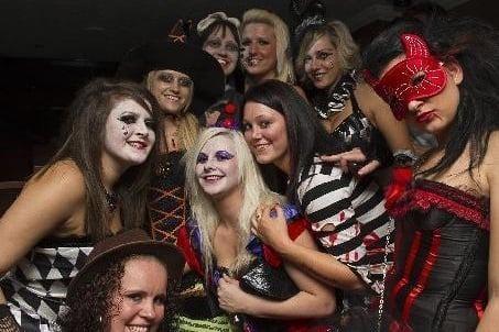 Jess, Chantelle, Fiona, Marian, Zoe, Kirsty, Kayleigh, Jenna and Heather in Black Swan