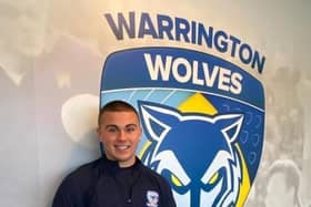 Alfie Longstaff had a spell on Warrington Wolves' scholarship before concentrating on rugby union and school work. Picture by Jason Longstaff.
