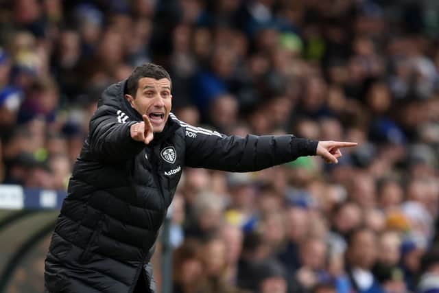 BIG MOMENT - Javi Gracia's Leeds United must perform at Arsenal, even if they don't get a reward in terms of points, so they take some momentum into two much more consequential games. Pic: Getty