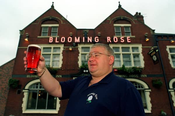 Enjoy these photo memories from around south Leeds in 1997. Pictured is landlord Paul Seddon raising a glass outside his pub, Blooming Rose on Burton Row in Beeston.