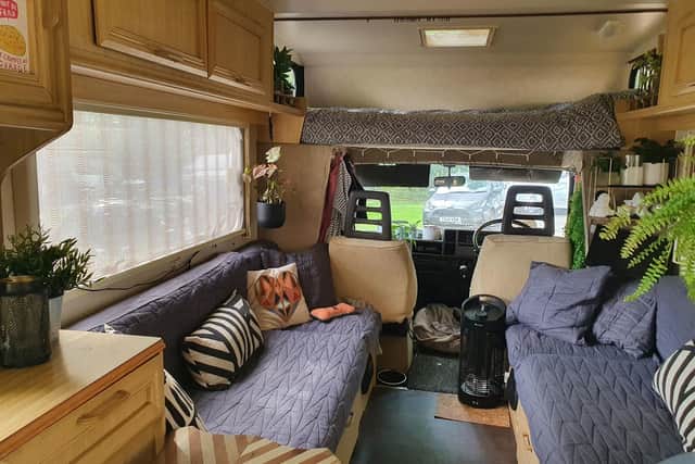 Nicky Cash is renovating her vintage motorhome to suit her personal taste. Picture: Nicky Cash/PA Wire