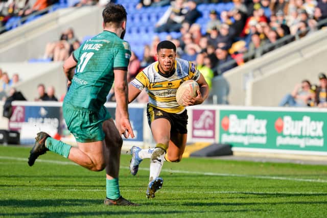 Levi Edwards had a spell at York on loan from Rhinos last year. Picture by Will Palmer/SWpix.com.