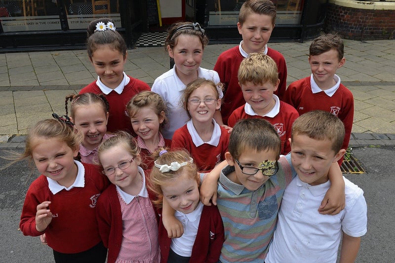 All these pupils had a 100 per cent attendance rate at school in 2015. But is there someone you know in the photo?