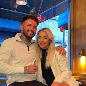 Chris Moran with his girlfriend Georgia