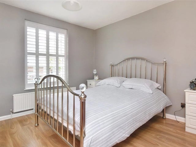 he first floor has two good sized bedrooms.