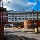 Leeds General Infirmary - Stock Image.