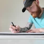 Sheffield artist, Luke Horton