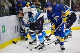 WE MEET AGAIN: Leeds Knights make a final visit of the regular season to Solway Sharks on Saturday night. Picture: Steve Cunningham/Knights Media.