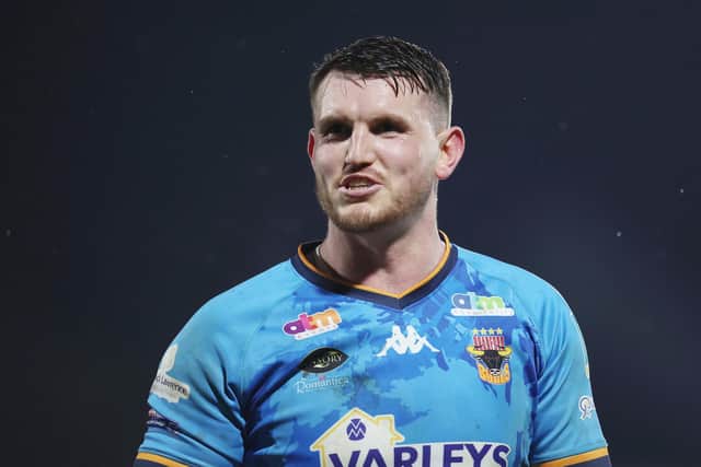 Lee Gaskell during his second stint with Bradford Bulls, last year. Picture by Ed Sykes/SWpix.com.