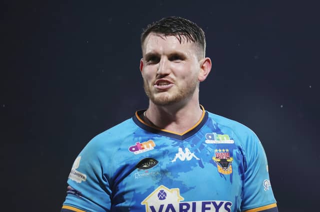 Lee Gaskell during his second stint with Bradford Bulls, last year. Picture by Ed Sykes/SWpix.com.