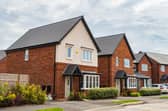 Stock image of houses.