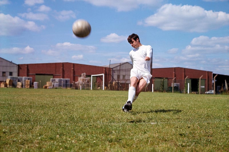 1969 image of Peter Lorimer, Leeds United.