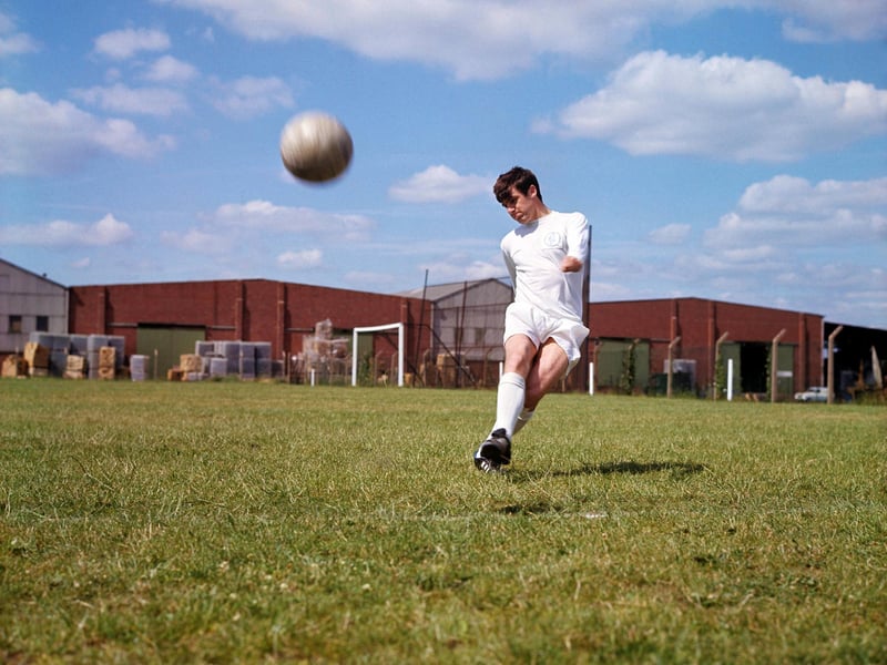 1969 image of Peter Lorimer, Leeds United.