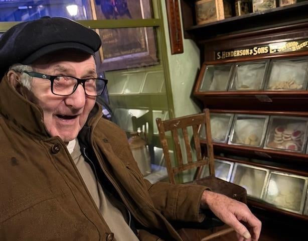 Resident Steve Schofield from Colton Lodges Care Home at Abbey House Museum