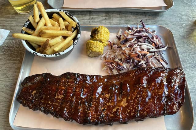 The portions were not exactly on the small side.