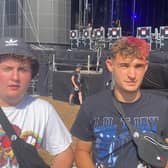 Polo G superfans Jayden Whittaker and Matt Underwood, both 20, and Ryan Lawd, 21, have secured their spots at the front of the stage