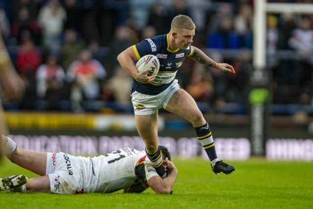 Young hooker Bailey Aldridge has been training with Rhinos' full-time squad. Picture by Tony Johnson.