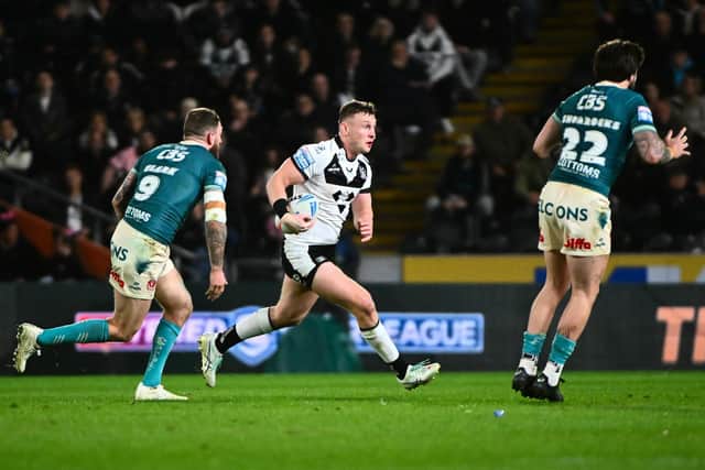 Harry Newman in action for Hull FC against St Helens last Thursday. Picture by Olly Hassell/SWpix.com.
