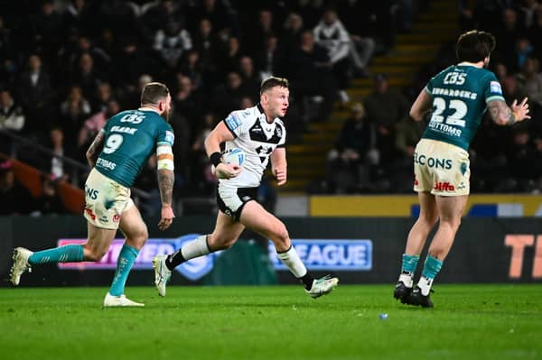 Harry Newman in action for Hull FC against St Helens last Thursday. Picture by Olly Hassell/SWpix.com.