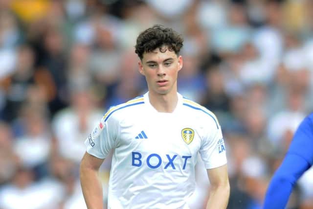 Leeds United v Cardiff City. Leeds United Player Archie Gray Picture taken by Yorkshire Post Photographer Simon Hulme 6th August 2023










