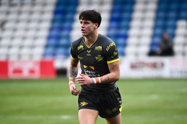 Riley Lumb has been rfecalled to Leeds Rhinos' 21-man sduad. Picture by Olly Hassell/SWpix.com.