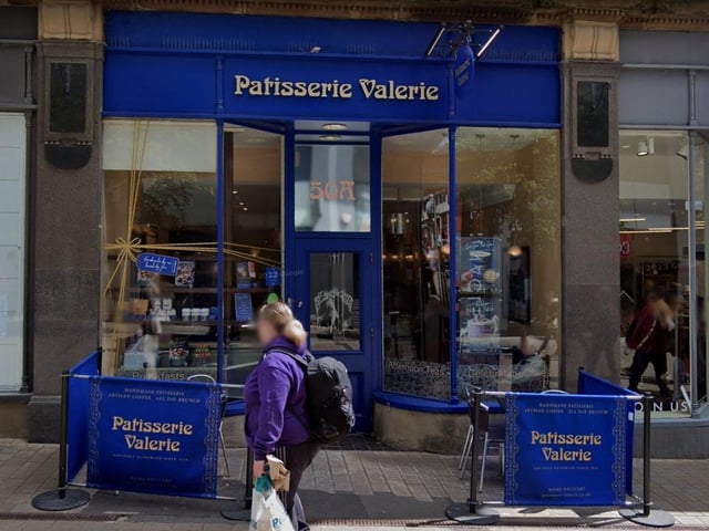 Patisserie Valerie, located on Albion Street, has a 'ham and hock and festive chutney croque' on offer this December, which is made with extra mature cheddar and creamy bechamel on a white bloomer.
