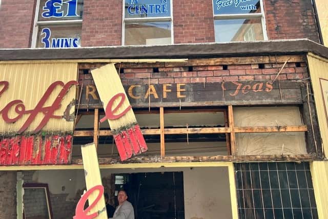 Empire Cafe during its renovations. (Pic credit: Sam Pullan)