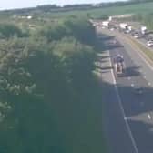 Miles of congestion has built up on the A1(M)